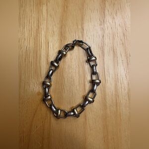 Two-Tone Vintage Link Bracelet